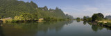 Reflection of Mountains in a River, Yulong River, Guangxi Zhuangzu, China Photographic Print by Panoramic Images 