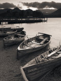 Rowing Boats, Derwent Water, Lake District, Cumbria, UK Photographic Print by Doug Pearson