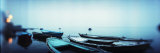 Rowboats in a River, Ganges River, Varanasi, Uttar Pradesh, India Photographic Print by Panoramic Images 