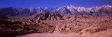 Road Passing Through a Landscape, Mt Whitney, Alabama Hills, Inyo County, California, USA Photographic Print by Panoramic Images 