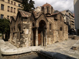 Facade of a Church, Church of Panaghia Kapnikarea, Ermou Street, Athens, Attica, Greece Photographic Print