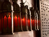 Marrakech, the Entrance to Café Arabe Built in a Refurbished Moroccan House, Morocco Photographic Print by Paul Harris