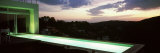 Swimming Pool Lit Up at Dusk, Aigua Blava, Costa Brava, Catalonia, Spain Photographic Print by Panoramic Images 