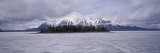 Frozen Lake with Trees and Mountains in the Background, Atlin Lake, Atlin, British Columbia, Canada Lámina fotográfica por Panoramic Images Frozen Lake with Trees and Mountains in the Background, Atlin Lake, Atlin, British Columbia, Canada Lámina fotográfica por Panoramic Images