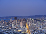 California, San Francisco, Skyline Viewed from Twin Peaks, USA Photographic Print by Michele Falzone