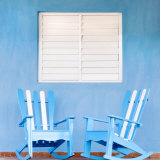 Traditional Rocking Chairs in Vinales, Cuba, Caribbean Photographic Print by Nadia Isakova
