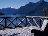 Deck of House, Fundo Los Leones, Raul Marin, Gulf of Corcovado Photographic Print by John Warburton-lee