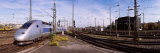 High Speed Train at a Railroad Station, Stuttgart, Baden-Wurttemberg, Germany Photographic Print by Panoramic Images 