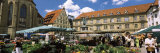 Group of People in a Street Market, Schillerplatz, Stuttgart, Baden-Wurttemberg, Germany Photographic Print by Panoramic Images 