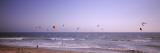 Kite Surfers over the Sea, Waddell Beach, Waddell Creek, Santa Cruz County, California, USA Photographie par Panoramic Images 