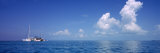 Boat in the Sea, Cayo Iguana, Cayo Largo Del Sur, Cuba Lámina fotográfica por Panoramic Images