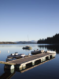 Neuquen Province, Lake District, Road of the Seven Lakes, Villa La Angostura, Puerto Manzano, Lake  Photographic Print by Walter Bibikow