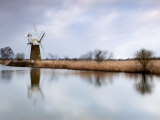 Turf Fen Windmill, Norfolk, UK Photographic Print by Nadia Isakova
