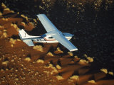 Safari Flights over Red Sand Dunes of Sossusvlei, Namib-Naukluft National Park, Namibia Photographic Print by Mark Hannaford