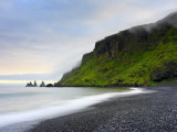 Black Sand Beach, Vik, Cape Dyrholaey, South Coast, Iceland Photographic Print by Michele Falzone