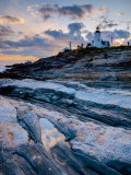Maine, Pemaquid Peninsular, Pemaquid Point Lighthouse, USA Photographic Print by Alan Copson