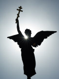 Angel Figure Independence Monument, Tallinn, Estonia Photographic Print by Christian Kober