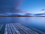Maine, Baxter State Park, Lake Millinocket and Mount Katahdin, USA Photographic Print by Alan Copson