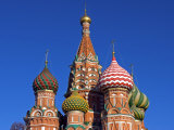 Moscow, Red Square, St Basil's Cathedral, Russia Photographic Print by Nick Laing