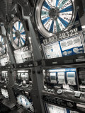 Nevada, Las Vegas, Mccarran International Airport, Slot Machines, USA Photographie par Walter Bibikow
