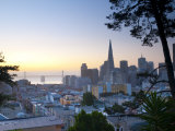 California, San Francisco, Downtown and Transamerica Building, USA Photographic Print by Alan Copson