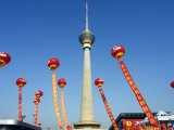 Beijing, Cctv Tower, China Central Television Is the Country's National Public Broadcaster, China Photographic Print by Christian Kober