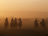 Khentii Province, Delgerhaan, Horse Herders Gather for a Festival in Delgerhaan, Mongolia Photographic Print by Paul Harris