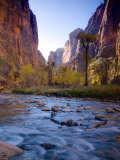 Utah, Zion National Park, the Narrows of North Fork Virgin River, USA Photographic Print by Alan Copson