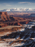 Utah, Moab, Canyonlands National Park, Buck Canyon Overlook, Winter, USA Photographic Print by Walter Bibikow