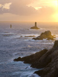 La Vieille Lighthouse, Pointe Du Raz, Cape Sizun, Finistere Region, Brittany, France Photographie par Doug Pearson
