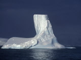 Penola Strait, Pleneau Island, Columnar Iceberg in Evening Light, Antarctica Photographic Print by Allan White