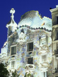 Barcelona, Casa Batllo, Spain Fotografie-Druck von Steve Vidler