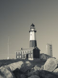 New York, Long Island, Montauk, Montauk Point Lighthouse, USA Photographie par Walter Bibikow