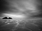 Cornwall, Holywell Bay, Holywell Beach and Carters or Gulls Rocks, UK Fotografie-Druck von Alan Copson