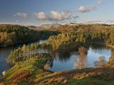 Autumn Colours at Tarn Hows Nearr Hawkshead, Lake District, Cumbria, England Photographic Print by Gavin Hellier