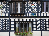 Warwickshire, Warwick, Lord Leycester Hospital, Courtyard, Timber Framed Building, England Photographic Print by Jane Sweeney