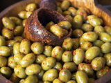 All Types of Olives for Sale at Borough Olives in Borough Market, London Photographic Print by Julian Love