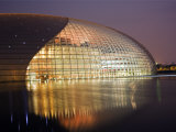 Beijing, the National Grand Theatre Opera House, China Photographic Print by Christian Kober