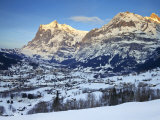 Grindelwald, Wetterhorn, Jungfrau Region, Bernese Oberland, Switzerland Photographic Print by Gavin Hellier