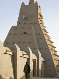 Timbuktu, the Sankore Mosque at Timbuktu Which Was Built in the 14th Century, Mali Fotografisk tryk af Nigel Pavitt