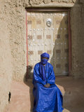 Old Entrance Door to the 14th Century Djingareiber Mosque the Great Mosque - at Timbuktu Photographic Print by Nigel Pavitt