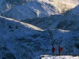 Cumbria, Lake District, Winter Hill Walking in the Lake District, England Photographic Print by Paul Harris