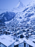 Zermatt, Valais, Switzerland Photographie par Walter Bibikow