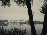 Lombardy, Mantua, Town View and Palazzo Ducale from Lago Inferiore, Italy Photographic Print by Walter Bibikow