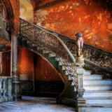 Staircase in the Old Building/ Entrance to La Guarida Restaurant, Havana, Cuba, Caribbean Reprodukcja zdjęcia autor Nadia Isakova Staircase in the Old Building/ Entrance to La Guarida Restaurant, Havana, Cuba, Caribbean Reprodukcja zdjęcia autor Nadia Isakova