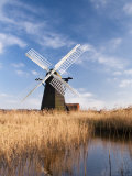 Herringfleet Drainage Mill, Suffolk, UK Photographic Print by Nadia Isakova