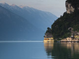 Trentino-Alto Adige, Lake District, Lake Garda, Riva Del Garda, Excelsior Hotel at La Punta, Italy Photographie par Walter Bibikow