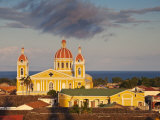 Granada, View of Cathedral De Granada from Iglesia De La Merced, Nicaragua Photographie par Jane Sweeney