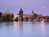 Old Town and Charles Bridge, Prague, Czech Republic Photographic Print by Doug Pearson