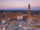 Palazzo Publico and Piazza Del Campo, Siena, Tuscany, Italy Fotografie-Druck von Doug Pearson